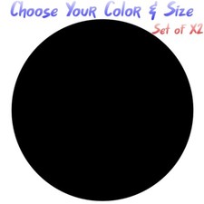 Circle Shape Vinyl Decal Car Bumper Sticker Window Art Laptop Direction sign Dot