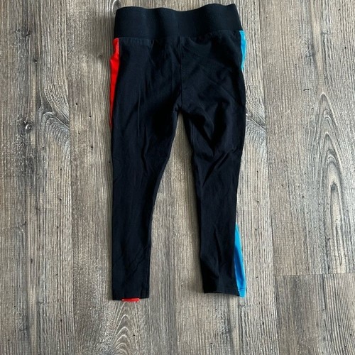 NIKE Air Jordan Girls Pants Activewear Leggings Red/Blue Stripe Size 6 M 5-6 yrs - Picture 5 of 5