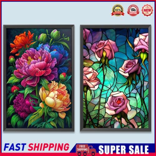 Paint By Numbers Kit DIY Oil Art Flower Picture Home Wall Decoration - Picture 1 of 18