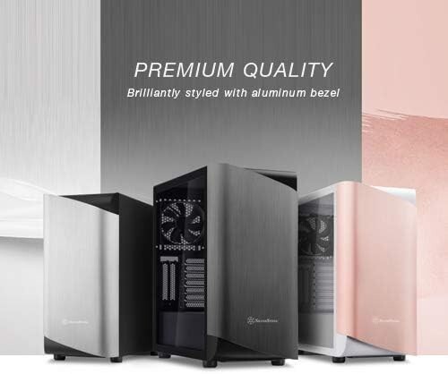 Silverstone Technology SETA A1 Silver on Black Premium ATX/Micro-ATX Case - Picture 9 of 10