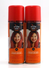 Hyde and EEK! Boutique Halloween Spray on Temporary Red Hair Color 2 Pack