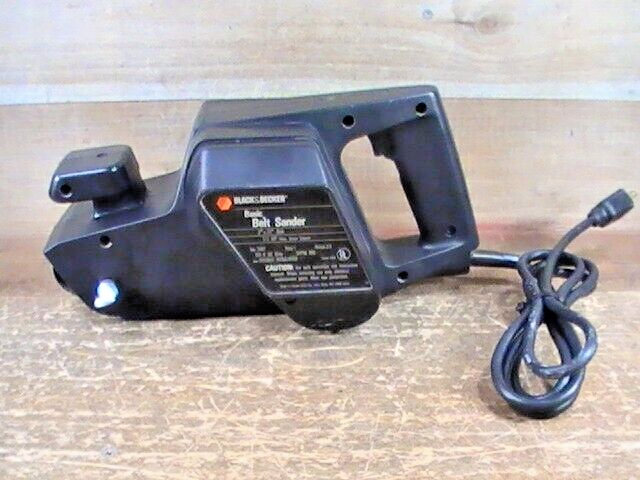 BLACK & DECKER 7447 3.4A 1/3HP Belt Sander 3x21 Inch Used Tested Works