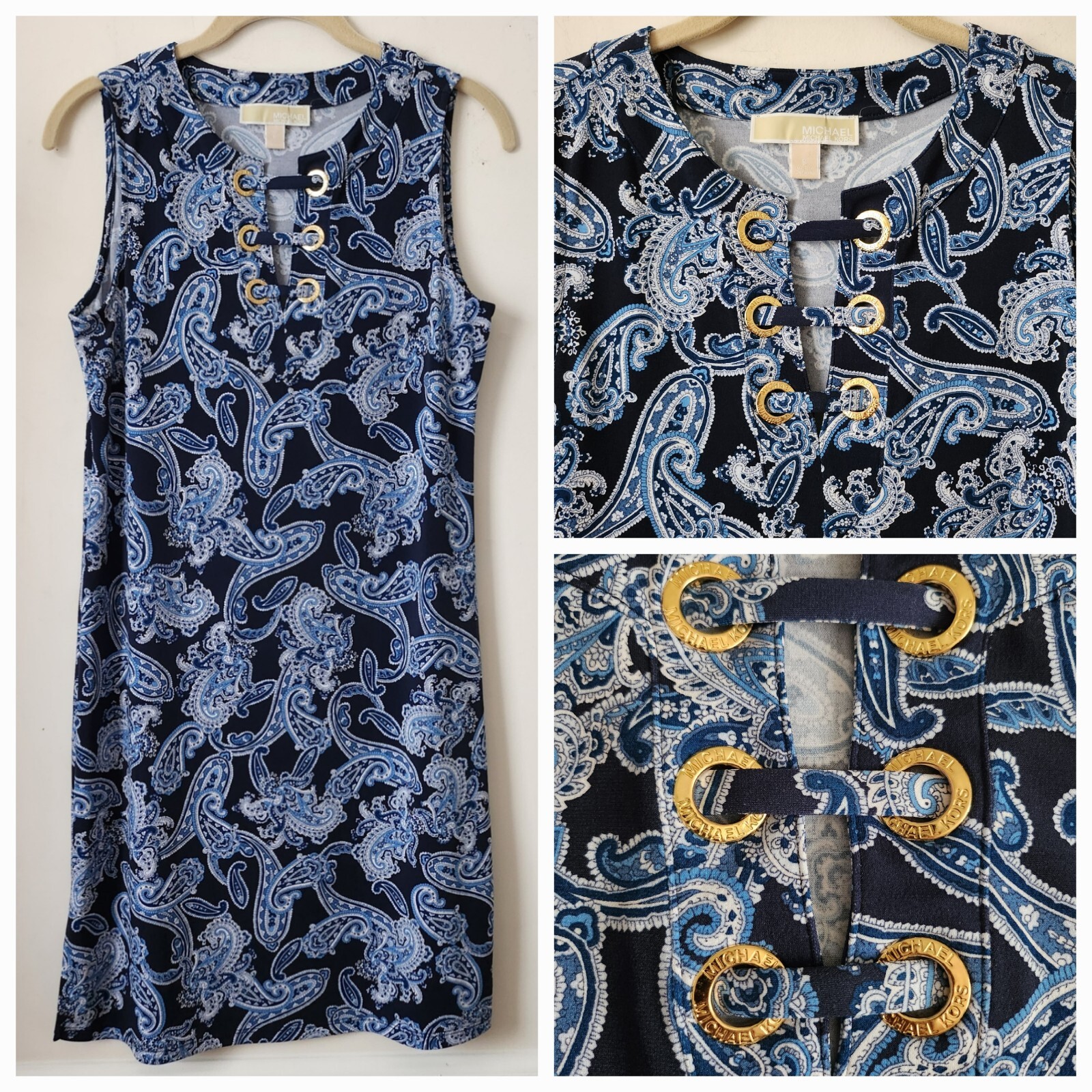 MICHAEL Michael Kors Blue Polyester Elastane Slee… - image 1