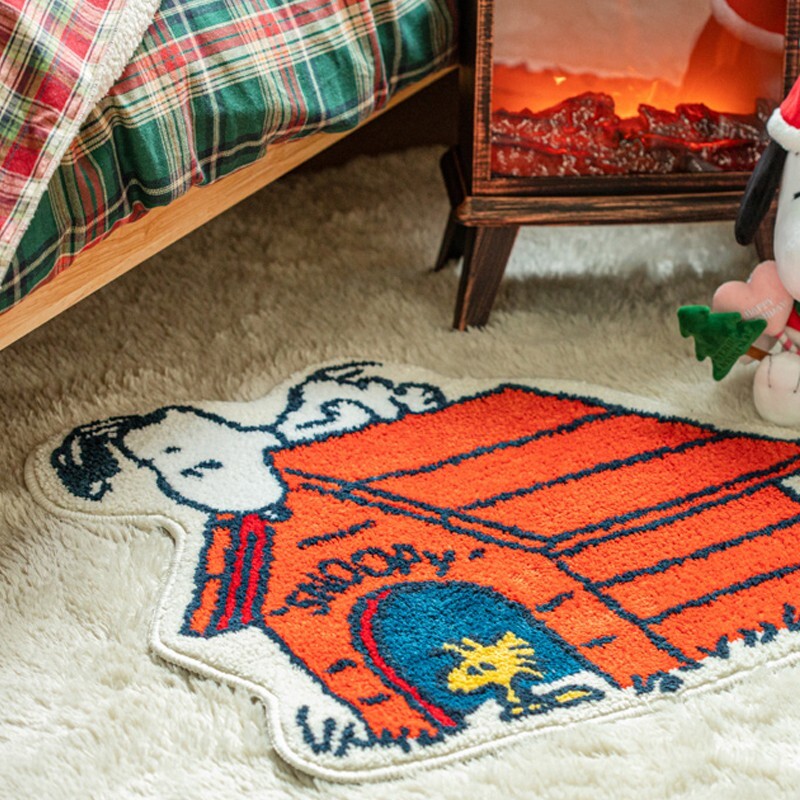 Peanuts Snoopy Non slip Rug Carpet Mat Room Decoration Bedroom