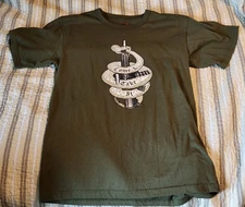 Graphic " Come & Take It" Snake Military T-Shirt Olive Drab Rothco Adult L