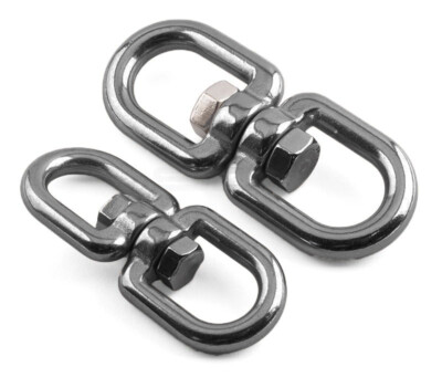 Wirbelöse Öse Schäkel A4 Edelstahl 316 Marine Festmacher Kette 5 mm bis 25 mm
