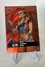 2024 Upper Deck Allure AEW Color Flow Red-Orange Thunder Rosa