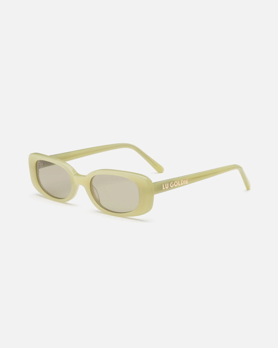 Lu Goldie Women\'s Retro Green Sunglasses Lu Goldie | Sylvie | Matcha & Tan Lens Sunglasses | Shade Files main image 3