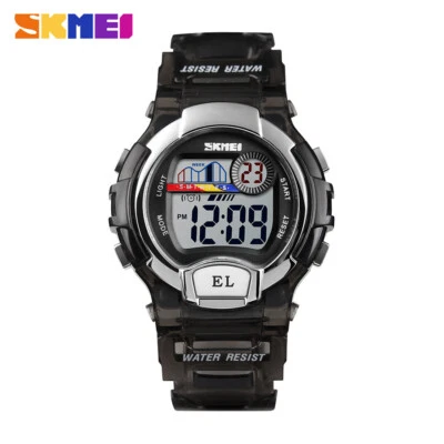 SKMEI Sport Kinderuhr Jungen MäDchen Geschenke Wasserdichte LED Wecker 1450 CB5 - Bild 1 von 4