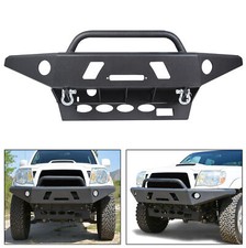 Steel Front Bumper W Winch Plate D-ring For Toyota Tacoma 2005-2015