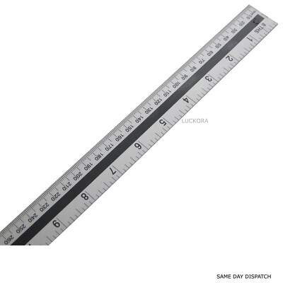 Amtech P5190 100cm Aluminium Lineal graduiert in metrisch und imperial