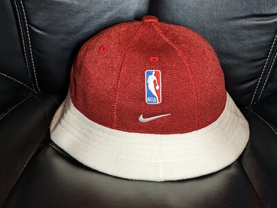 Vintage Nike NBA Cleveland Cavaliers Bucket Hat Cap Burgundy
