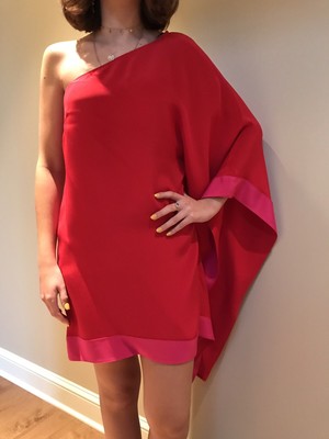 jay godfrey one shoulder dress