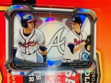 V65 2015 Bowman Draft Teams of Tomorrow Die-Cuts Kolby Allard Braxton Davidson