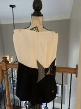 Tt Black And White Romper Size 1