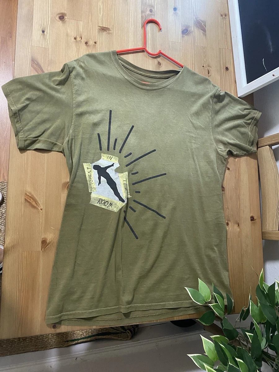 travis scott highest in the room dive t shirt olive medium