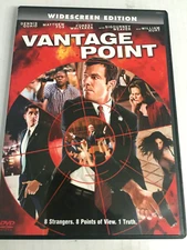 Vantage Point DVD Dennis Quaid Widescreen Edition Ships Same Day With Tracking