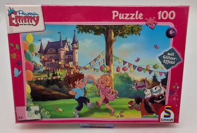 Schmidt - Prinzessin Emmy und ihre Pferde - mit Glitzer Effekt - 100 Teile - NEU