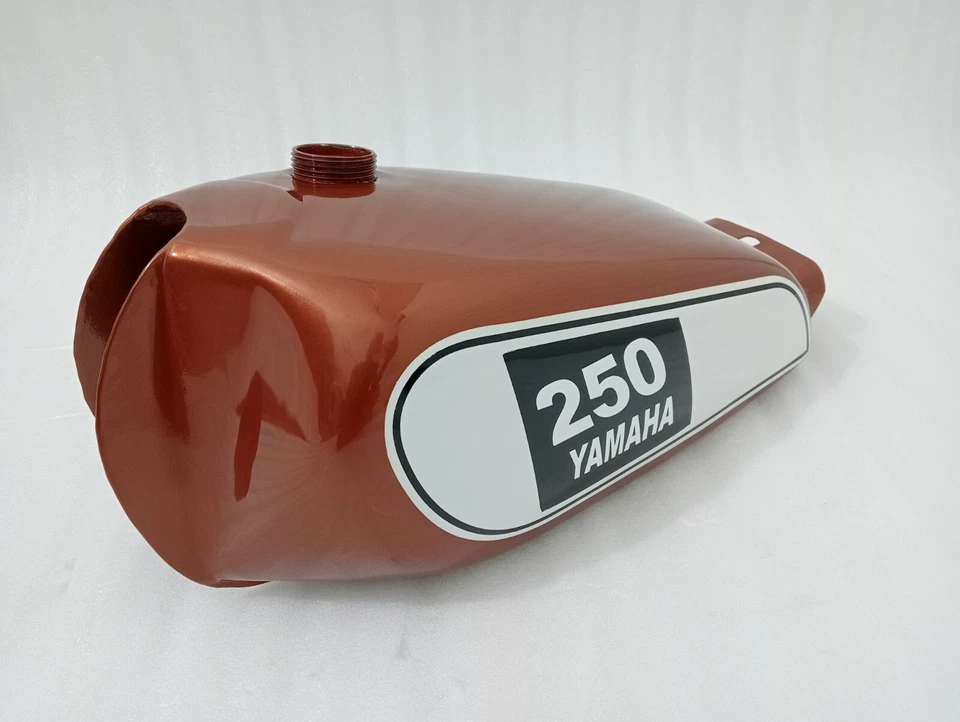 Tanque de combustible de gasolina de acero pintado Yamaha XT 250 3Y3 4Y1 1980-1990 | Apto para Foto 3 de 4
