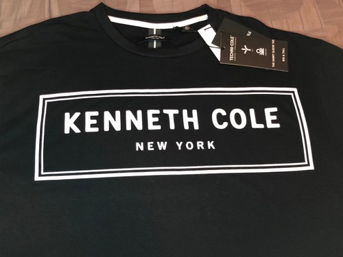 KENNETH COLE Men’s Big & Tall Black Graphic S/S Crew Neck Tee NWT Size 4X