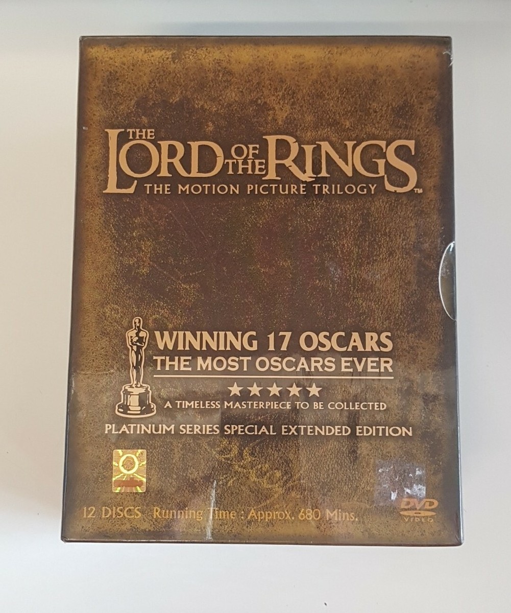 🔶️THE LORD OF THE RINGS - EXTENDED TRILOGY PACK DVD 2004 12-DISC