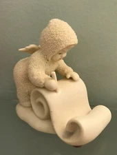 Dept 56 Snowbabies “To My Friend” Porcelain Bisque Figurine Snow baby Wish List