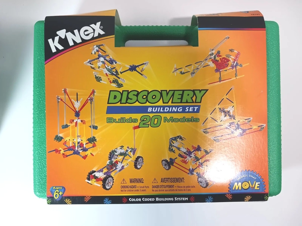 NOS- y 2000- K'nex Discovery Building Set Builds 20 Models | eBay