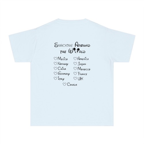 Snacking Around the World - kids tee - Epcot - cool - Fill in - Picture 25 of 61