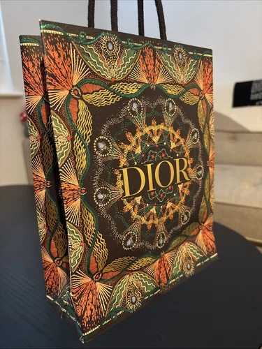 Sac cadeau papier shopping DIOR Noël 2020 RARE