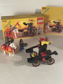 LEGO Castle: Twin-Arm Launcher (6039) W/ box and Instructions