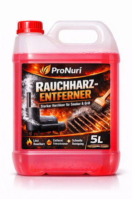 5 L Rauchharzentferner Kamin BBQ Reiniger Räucherkammern Räucherofen Harzlöser