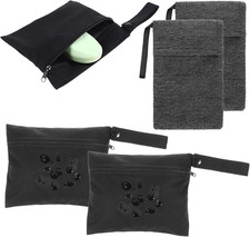 2Pcs Travel Soap Bar Bag with 2 Pcs Foaming Nets, Quick Dry Soap Pouch Bar