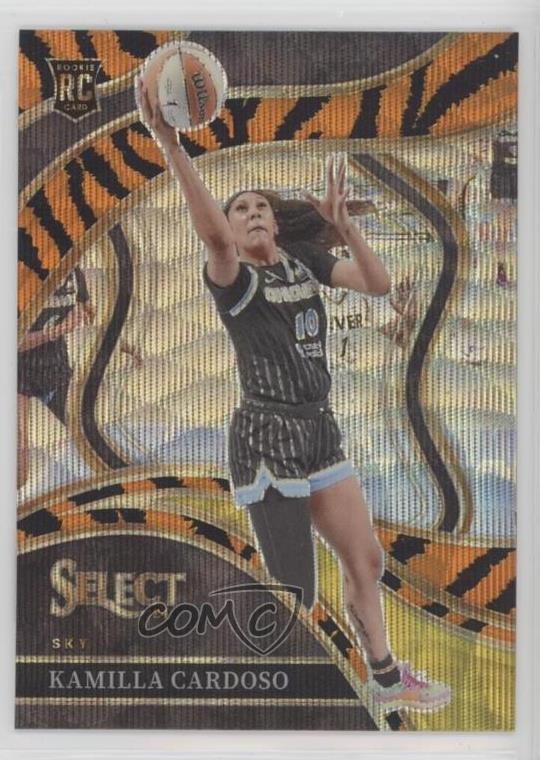 2024 Panini Select WNBA Courtside Tiger Prizm Kamilla Cardoso Rookie RC 1fl4