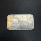 Engelhard Silver Bar 1oz .999 Fine Silver Bullion - Pebble Back  W/ Serial #