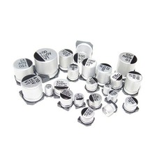 SMD SMT Aluminium Electrolytic Capacitors 1uF - 1000uF 6.3V 10V 16V 25V 35V 50V