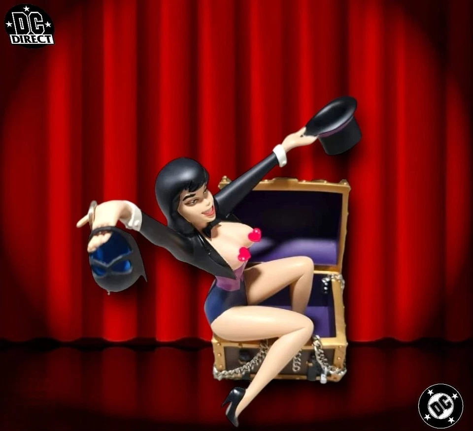 Batman Serie Animada Zatanna Estatua Personalizada DC Direct Foto 4 de 4