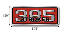 34 Size 385 Stroker Air Cleaner Engine Motor Decal Sticker For Chevrolet Gm Usa