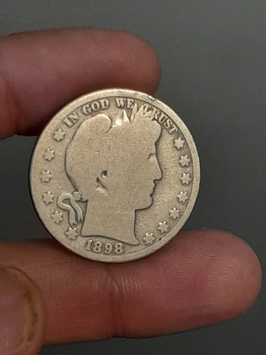 1898- O Barber Half Dollar
