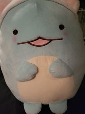San-X Sumikko Gurashi Tokage Wearing Bear Ears 16" Plush Round 1