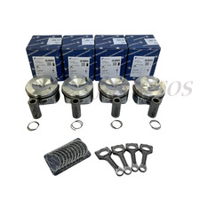 OEM KS PISTONS AND CONNECTING RODS & CONROD BEARING FOR AUDI A4 Q5 VW GOLF 2.0T