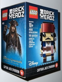 LEGO Brickheadz Set 41593 Captain Jack Sparrows & 41594 Captain Armando Salazar