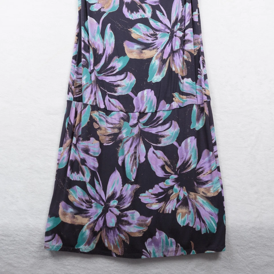 Vestido Blusa TOMMY BAHAMA Tropical Floral Cintura Caída Elástico Favorecedor L Nuevo con Etiquetas Foto 4 de 4