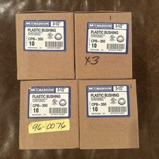 Madison Electric Products 3-1/2” Plastic Conduit Bushing CBP-350 4 Boxes Of 10