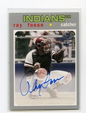 2018 Topps Archives Ray Fosse Fan Favorites Auto Silver /99