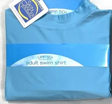 Long Sleeve UPF 50+ Sun Protection Swim Shirt for Adults Women And Men New!