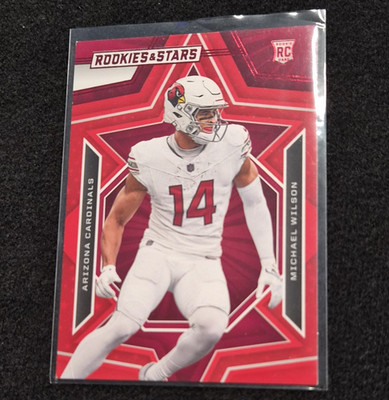 Panini 2023 Rookies & Stars Michael Wilson Rookie #170 Arizona Cardinals NFL