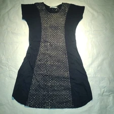 Passion Lilie Women's Dress Blue Pockets Size S 100% Cotton