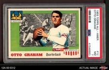 1955 Topps #12 Otto Graham Browns HOF Northwestern PSA 7 - NM