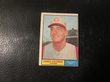 1961  TOPPS #194  GORDY COLEMAN  REDS   EX