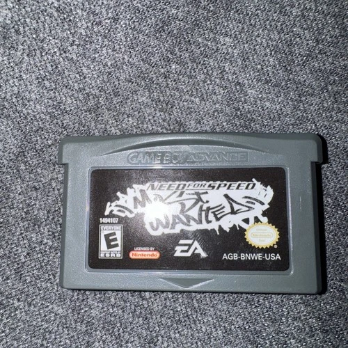 2005 Nintendo Need for Speed/Most Wanted for Game Boy Advance GBA